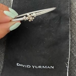 David Yurman fleur de lis bracelet with diamonds